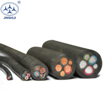 Industrial h05rnh2-f 4 core flexible copper underwater electrical cable